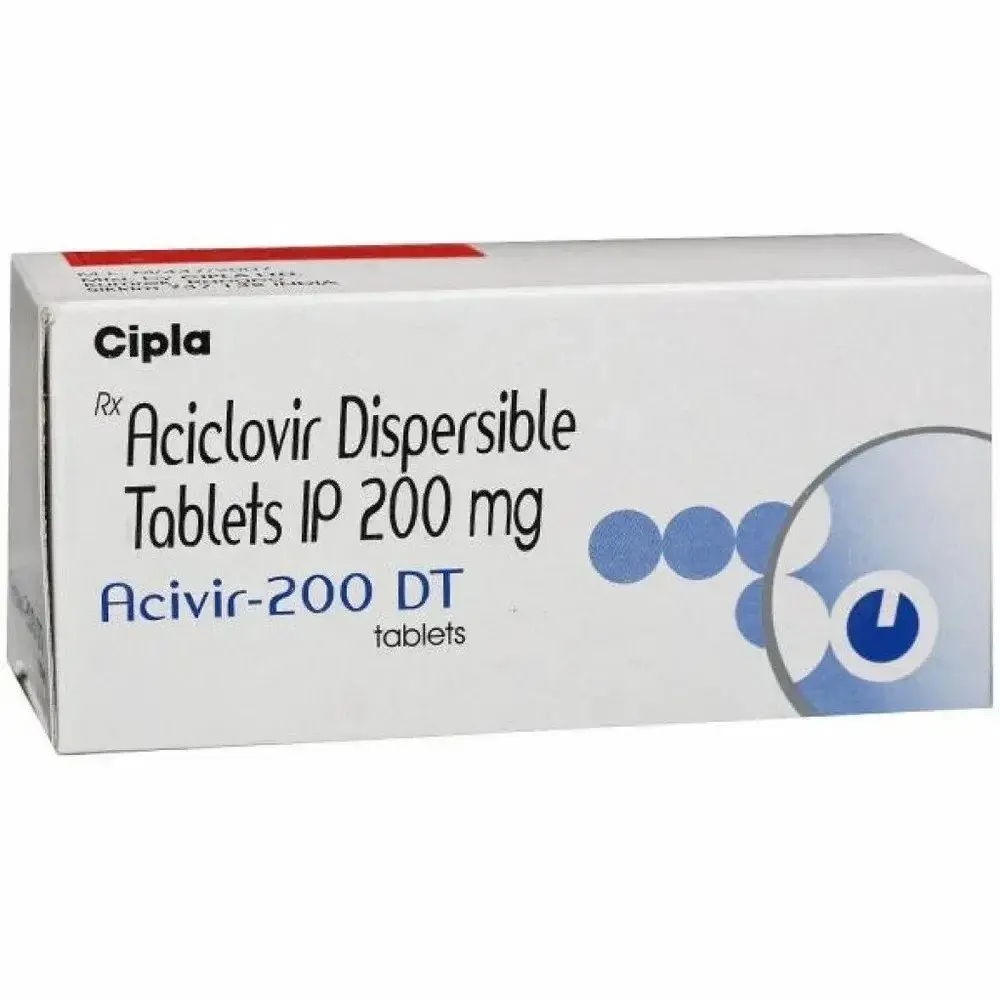 ACIVIR 200MG DT TAB