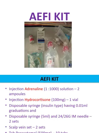 AEFI KIT SET