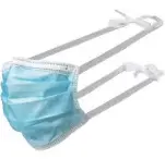 3PLY TIE ON MASK BLUE B