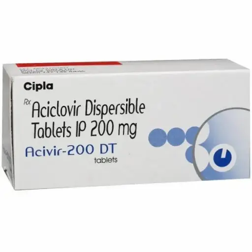 ACIVIR 200MG DT TAB