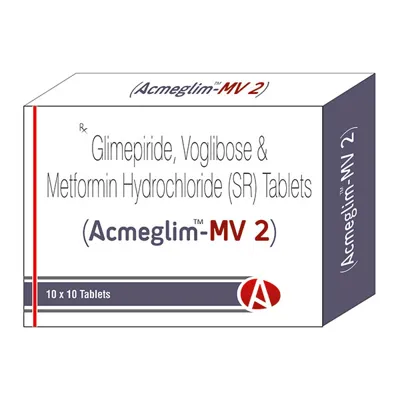 ACMEGLIM MV 2/0.3 MG TAB